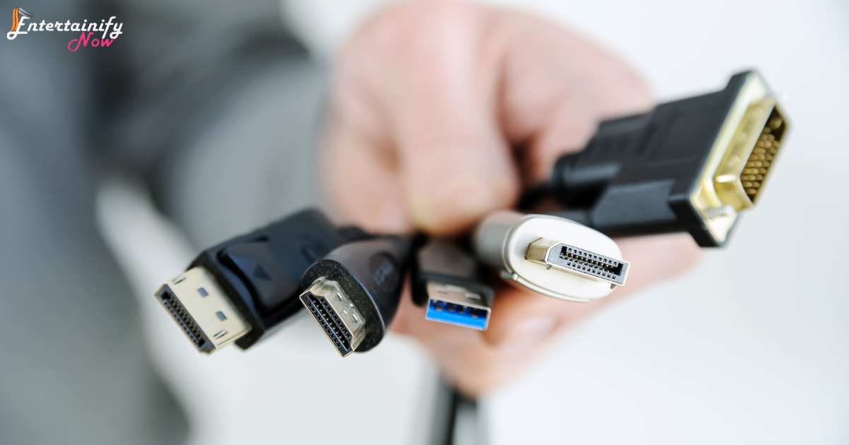 Connecting the HDMI Cable and Charging Cord