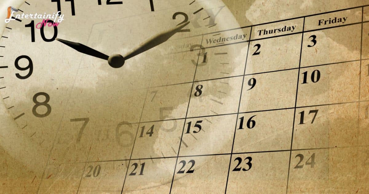 Movie Times Calendar