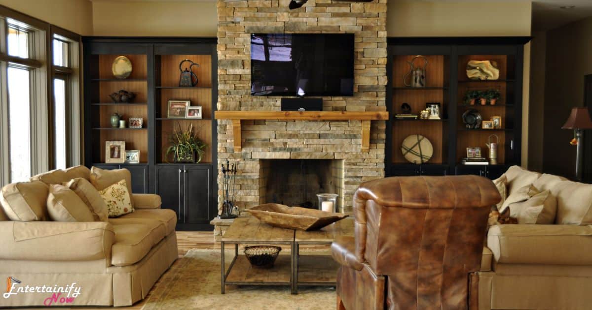 How To Build An Entertainment Center Around A Fireplace